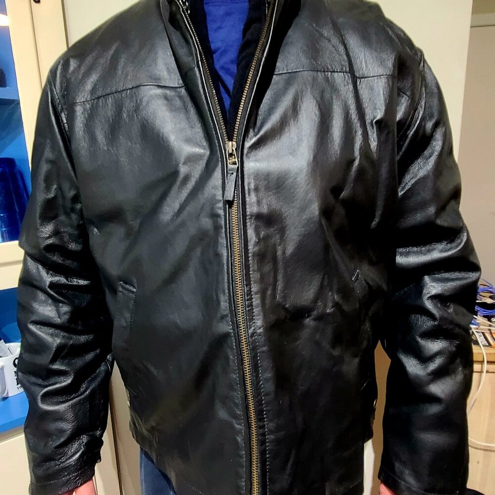 Men's Saxon Leather "Grand Prix" 3-in-1 Jacket (Model No. 9250) - New w/o tags